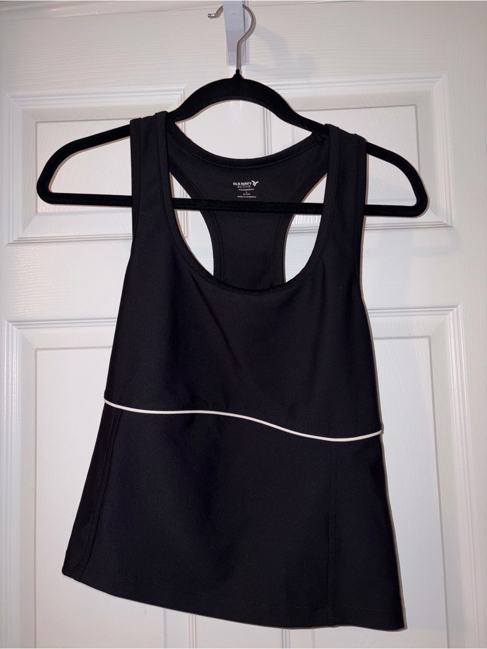 Old Navy Black and Blue Active Racerback Tank